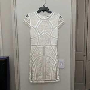Lulus Spread Your Love White Sequin Bodycon Dress